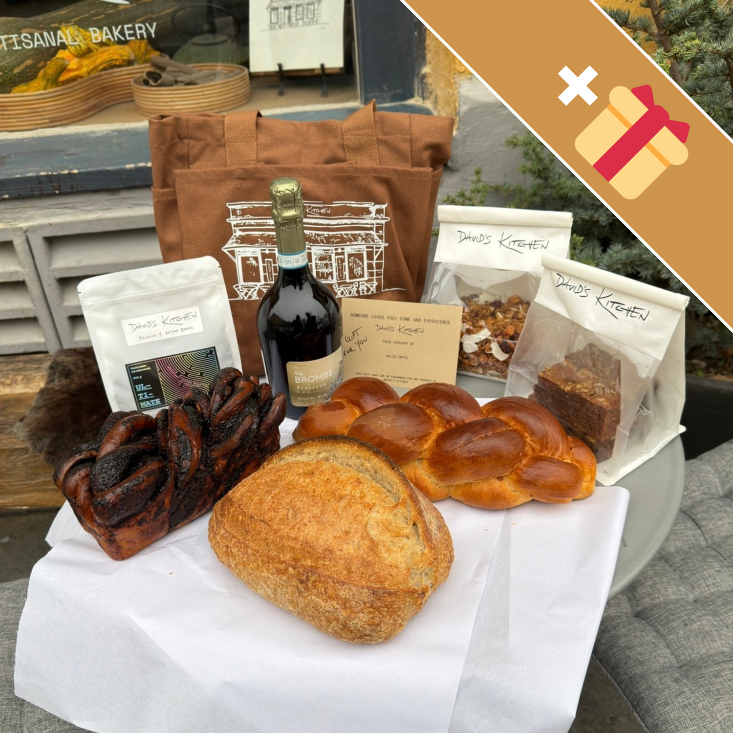 A bag with everything